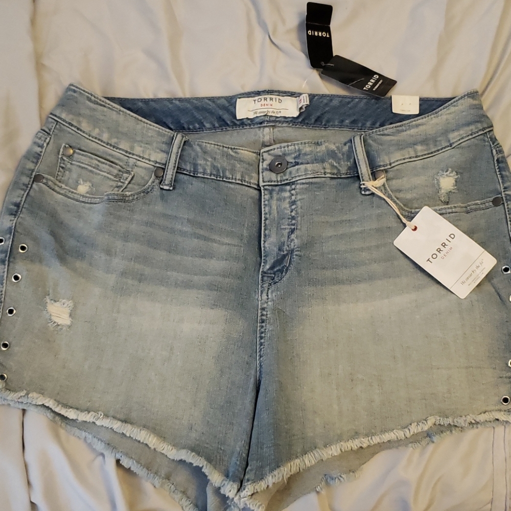Torrid jean shorts